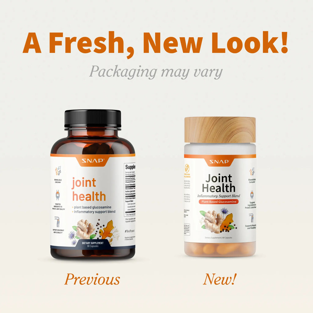 Snap Supplements - Joint Health - Natural Supplement Capsules - 30 Servings Healthcare Edible