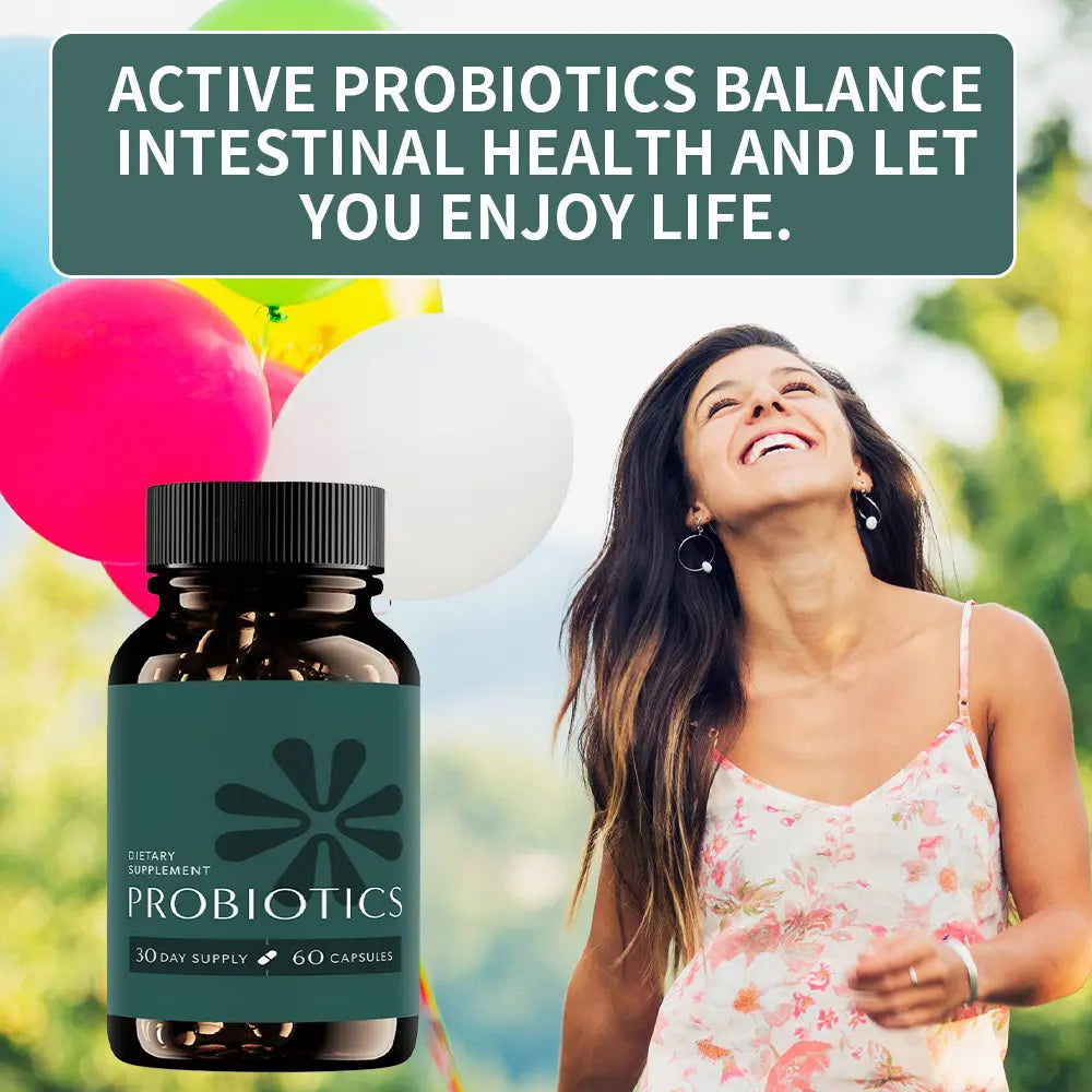 Probiotic Dietary Supplement for Enhanced Gut and Digestive Health, 60 Capsules