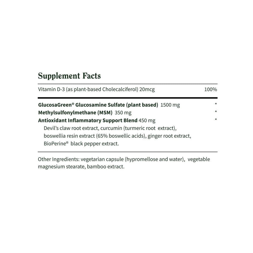 Snap Supplements - Joint Health - Natural Supplement Capsules - 30 Servings Healthcare Edible