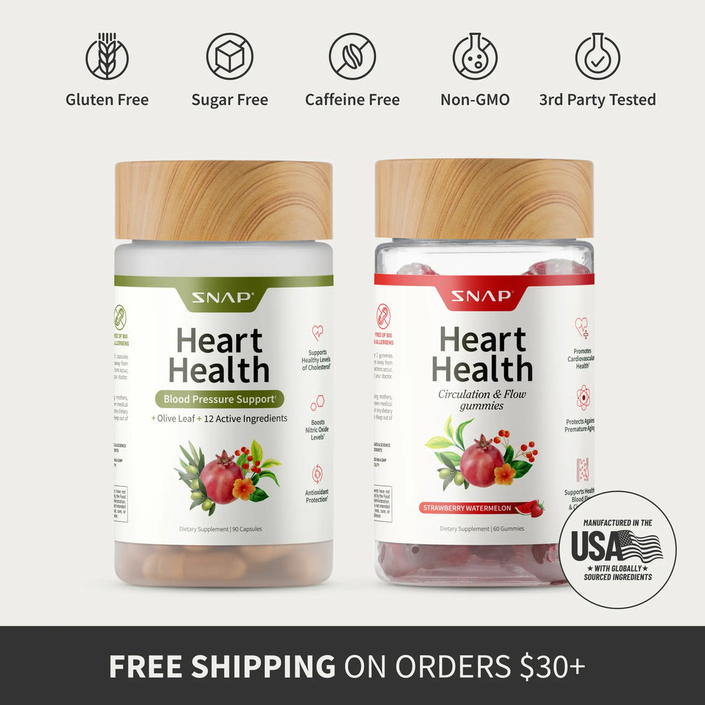 Heart Health Support Bundle – Gummies & Capsules for Everyday Cardiovascular Wellness