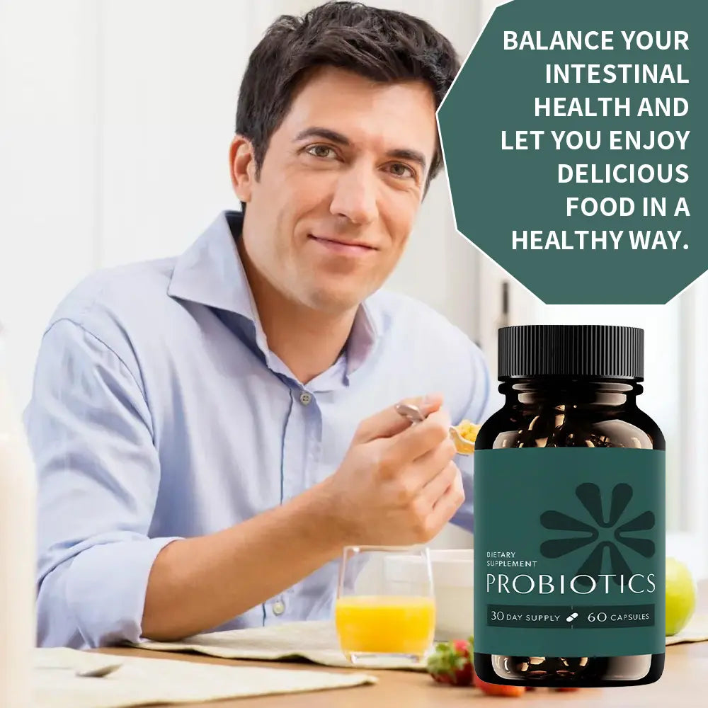 Probiotic Dietary Supplement for Enhanced Gut and Digestive Health, 60 Capsules