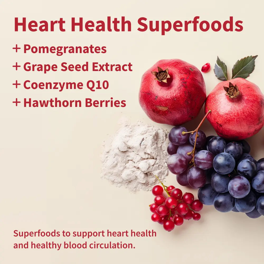 Snap Supplements Heart Health Capsules and Gummies Bundle - Natural Support for Blood Circulation and Cardiovascular Wellness
