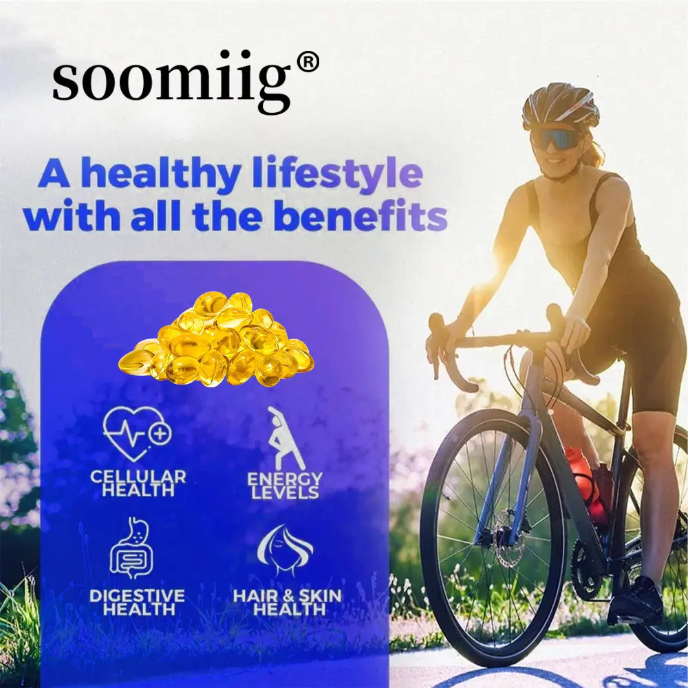 Soomiiig 21-IN-1 Comprehensive Health Supplement for Physical and Skin Wellness, 120 Capsules
